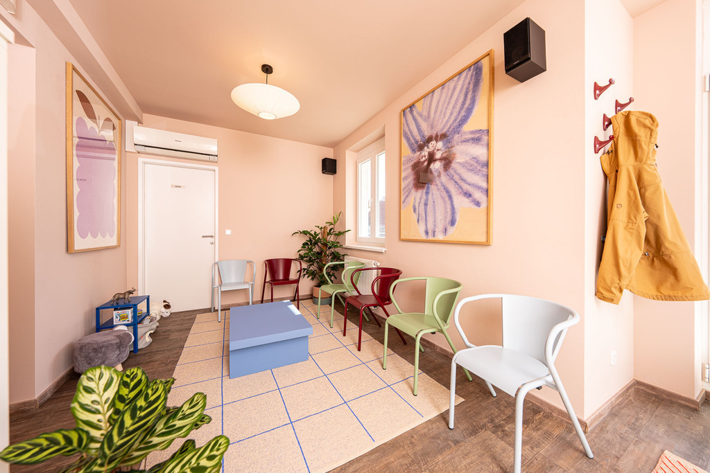 Wartezimmer der Ordination in Hagenbrunn